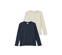 Long Sleeve Unisex Cotton T-Shirt for Children s.Oliver (x2) Beige 6 years