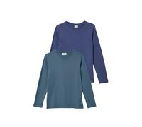Long Sleeve Unisex Cotton T-Shirt for Children s.Oliver (x2) Bleu 16 years