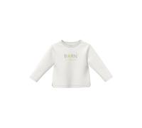 Long Sleeve Unisex Printed T-Shirt with Snap Buttons for Babies s.Oliver Beige 3 monthes