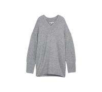 Long Sleeve V-neck Women's Top Tom Tailor Denim Gris XS