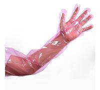 Long Sleeve Vet Gloves,Long Disposable Gloves, Field Dressing Gloves,Shoulder Length Extra Long Full Arm， 50 Pcs