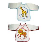 LONG SLEEVE WIPE CLEAN BABY/TODDLER BIB APRON IDEAL FOR CHILD CRAFT & PAINT