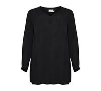 Long sleeve women's tunic KAFFE Curve Ami Noir 46