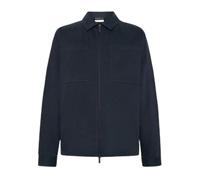 Long sleeve zip-up overshirt KnowledgeCotton Apparel Bleu M