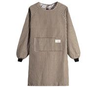 Long-sleeved Apron With Large Pockets For Stain Protection