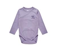 Long-sleeved baby bodysuit Hummel Mino Violet 4/6 mois
