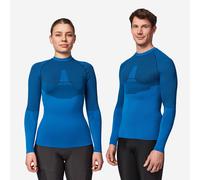 Long-sleeved Base Layer Cycling Jersey - Training Electric Blue