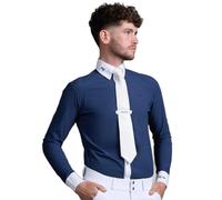 Long-sleeved competition polo shirt Premier Equine Rubato