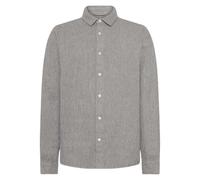 Long-sleeved cotton blend shirt KnowledgeCotton Apparel GOTS Gris L