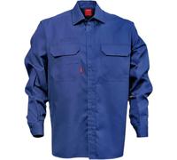 Long-sleeved cotton shirt Fristads 7386 BKS Bleu S
