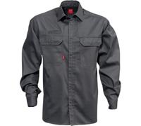Long-sleeved cotton shirt Fristads 7386 BKS Gris XL