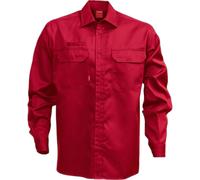 Long-sleeved cotton shirt Fristads 7386 BKS Red S
