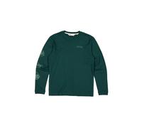 Long-sleeved cotton T-shirt Mons Royale Yonder Vert S