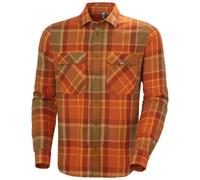 Long-sleeved flannel overshirt Helly Hansen Lokka Marron XL