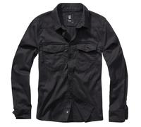 Long-sleeved flannel shirt Brandit Noir 2XL