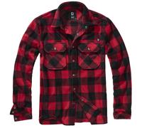 Brandit Jeff Long Sleeve Shirt Red XL Men