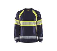 Long-sleeved high-visibility T-shirt Blaklader Bleu L