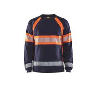 Long-sleeved high-visibility T-shirt Blaklader Bleu L