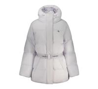 Long-Sleeved Hooded Jacket - female - Calvin Klein - Winter Jackets - Purple - M - Jackets M