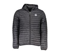 Long-Sleeved Hooded Jacket with Zip and Logo - male - North Sails - Winter Jackets - Black - 2XL - Jackets 2XL
