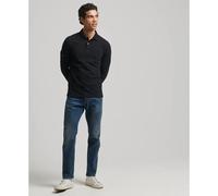 Superdry Studios Jersey Long Sleeve Polo Black 2XL Men