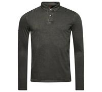 Long-sleeved jersey polo shirt Superdry Studios Noir XL