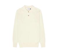 Long-sleeved knitted Polo shirt The Resort Co Blanc XL