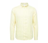 Long-sleeved linen shirt Casual Friday Anton Jaune L