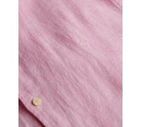 Long-sleeved linen shirt Superdry Riviera Pink L