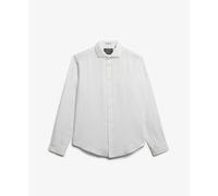 Long-sleeved linen shirt Superdry Riviera White L