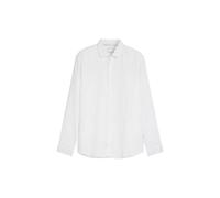 Long-sleeved linen shirt Tom Tailor Regular Fit Blanc 3XL