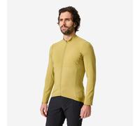 Long-sleeved Mountain Bike Cycling Jersey - 500 Green Gold
