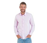 Long-sleeved plain cotton linen shirt Camberabero Rose 3XL