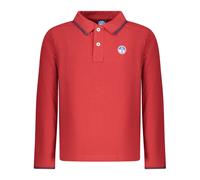 Long-sleeved Polo Shirt - male - North Sails - Kids Short Sleeve T-Shirts - Red - 14 Y - Kids 14 Y