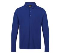 Regatta Professional Mens Long-Sleeved Polo Shirt - New Royal - L - New Royal