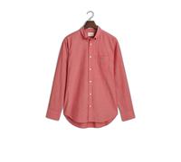 Long-sleeved poplin shirt Gant Classic Rouge S