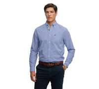 Long-sleeved poplin shirt Superdry Preppy Bleu 2XL