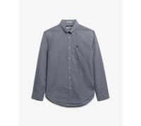 Long-sleeved poplin shirt Superdry Preppy Bleu L