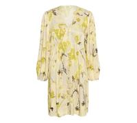 Long-sleeved printed dress for women Soaked in Luxury Becca Jaune S