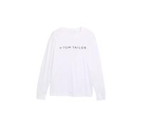 Long-sleeved printed T-shirt Tom Tailor Blanc 3XL