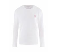 Long-sleeved round-neck T-shirt Guess Core Blanc XL