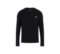 Long-sleeved round-neck T-shirt Guess Core Noir M