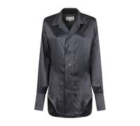 MAISON MARGIELA Shirt Woman color Grey - Size: 42 - female