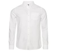 Superdry Cotton Oxford Long Sleeve Shirt White 2XL Men
