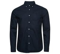 Long-sleeved shirt in organic cotton Superdry Oxford Bleu 2XL
