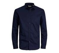Jack & Jones Blacardiff Plus Size Long Sleeve Shirt Blue 6XL Men