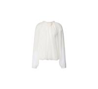 Long-sleeved silk chiffon blouse - female - Alberta Ferretti - Blouses - White - L - Blouses & Shirts L