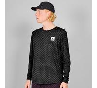 Long-sleeved T-shirt Saysky Reflective Polka Pace Black S