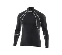 Long-sleeved turtleneck jersey athletic top Löffler Airvent Transtex® Light Noir L