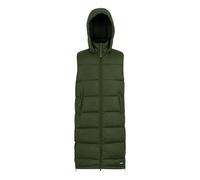 Long sleeveless puffer for women Regatta Ganella Vert 42